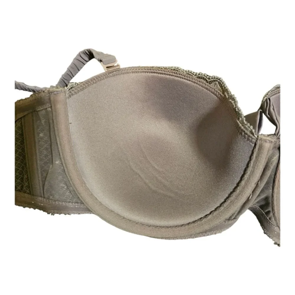 AFFINITAS Lavender Lace Padded Underwire Bra -‎ Size 32DD - Picture 7 of 9